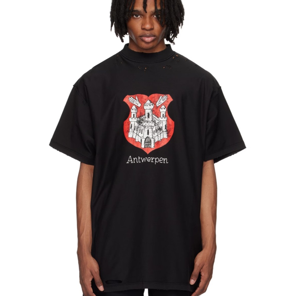 Balenciaga Black Inside-Out 2023 T-Shirt